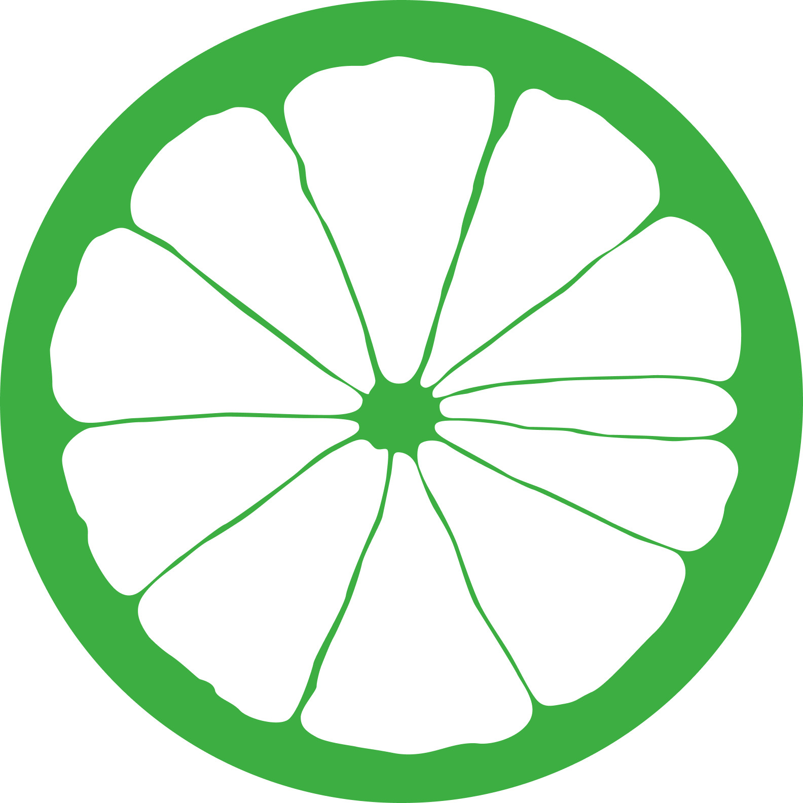 Dark lime illustration